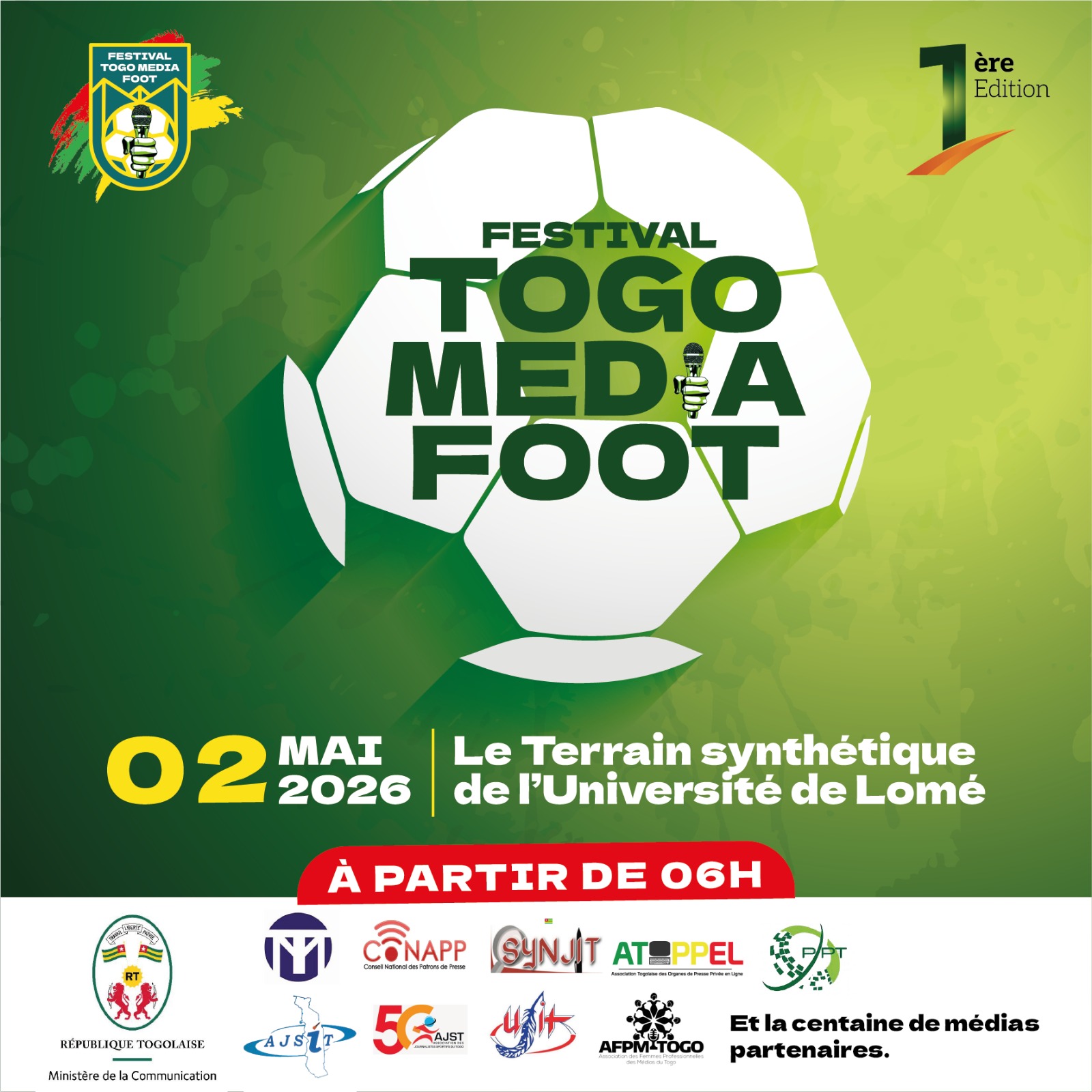 Festival Togo Media Foot | La société Voltic Togo Sarl s'associe à l'événement