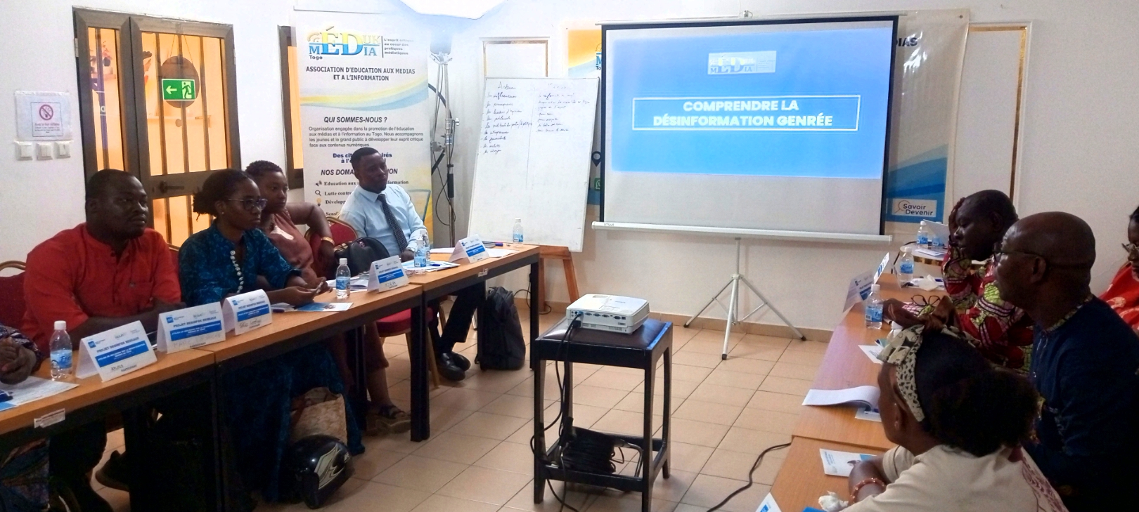 Réflexions sur la 
désinformation genrée : Pari réussi pour l'Association "Eduk Media-Togo"